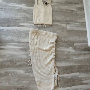 Knit maternity set